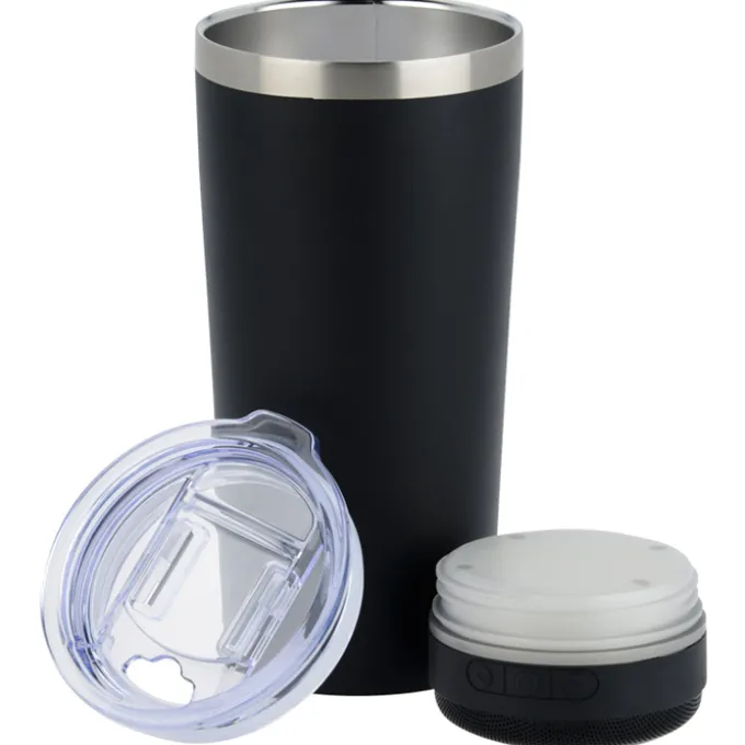 Bluetooth Speaker Vacuum Tumbler - 18 oz