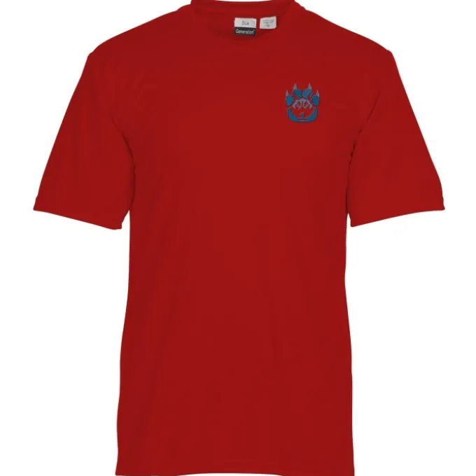 BLU-X-DRI Stain Release Performance T-Shirt - Men's - Embroidered