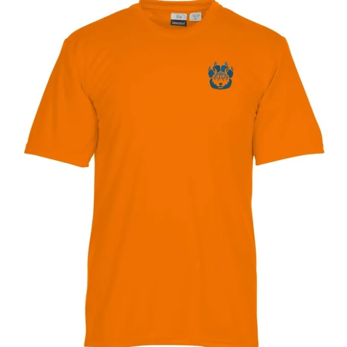 BLU-X-DRI Stain Release Performance T-Shirt - Men's - Embroidered