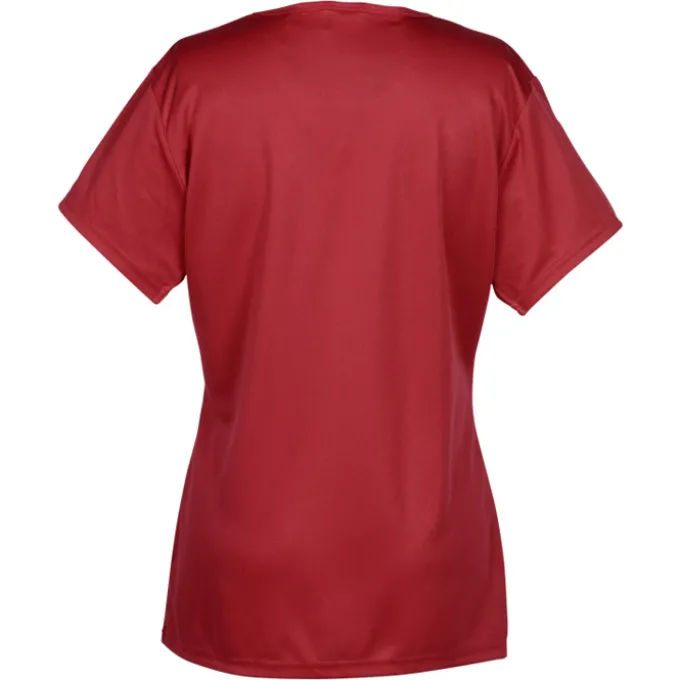 BLU-X-DRI Stain Release Performance T-Shirt - Ladies' - Embroidered
