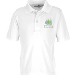 BLU-X-DRI Stain Release Performance Polo - Youth