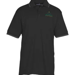 BLU-X-DRI Stain Release Performance Tipped Polo - Men's