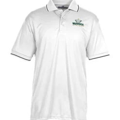 BLU-X-DRI Stain Release Performance Tipped Polo - Men's