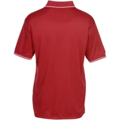 BLU-X-DRI Stain Release Performance Tipped Polo - Men's