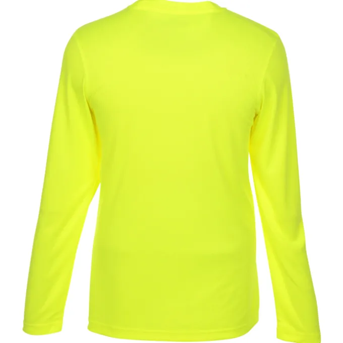BLU-X-DRI Stain Release Performance LS T-Shirt - Men's