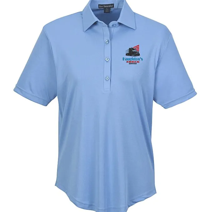 Bonded Collar Dress Polo - Ladies'