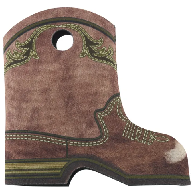 Boot Pocket Can Holder - Full Color - Cowboy Boot