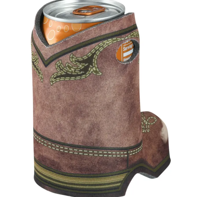 Boot Pocket Can Holder - Full Color - Cowboy Boot