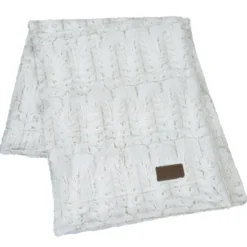 Bordeaux Faux Fur Throw Blanket - 24 hr
