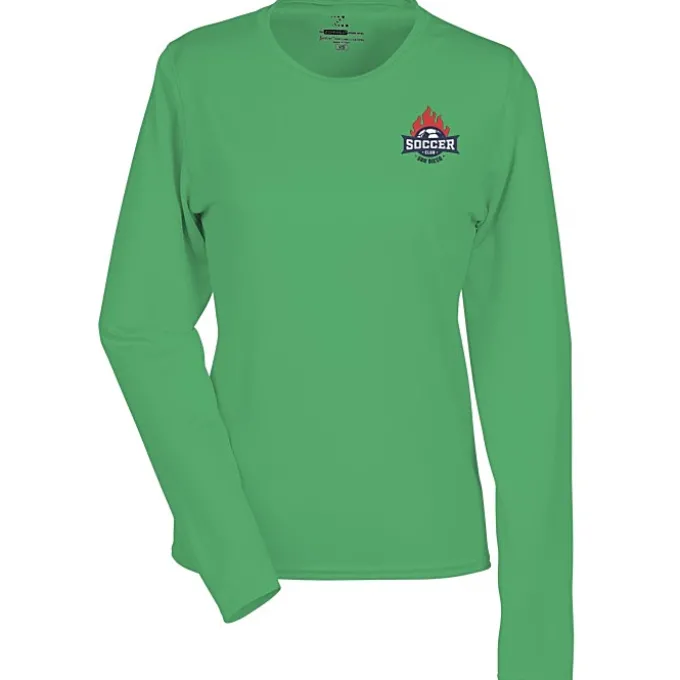 Boston Long Sleeve Training Tech Tee - Ladies' - Embroidered