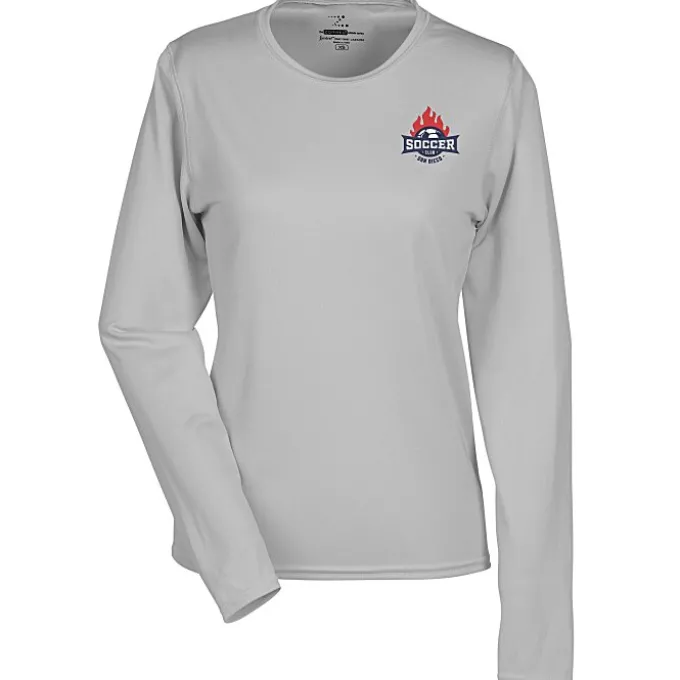 Boston Long Sleeve Training Tech Tee - Ladies' - Embroidered