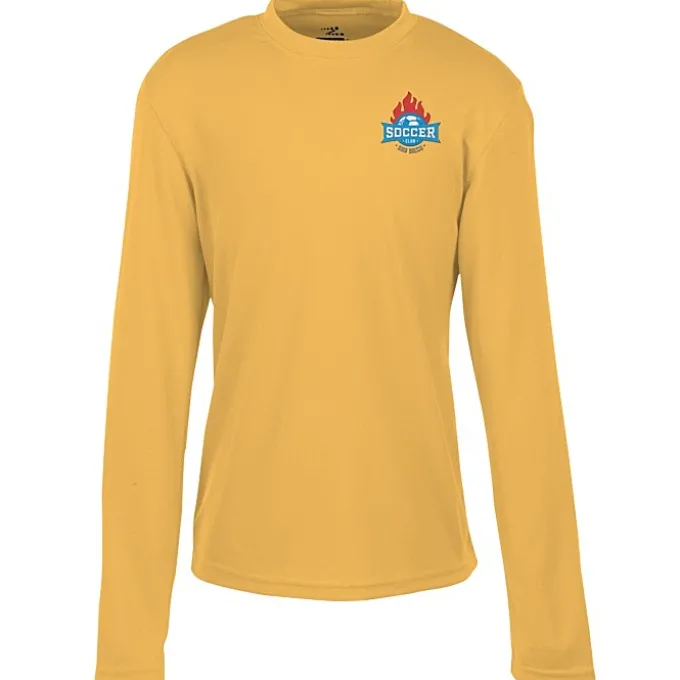 Boston Long Sleeve Training Tech Tee - Youth - Embroidered