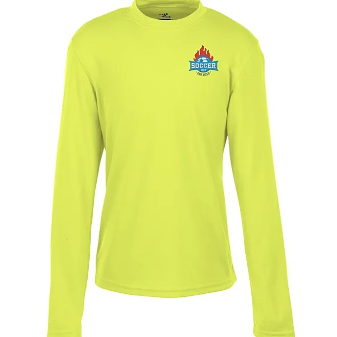 Boston Long Sleeve Training Tech Tee - Youth - Embroidered