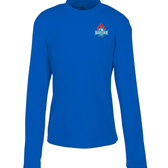 Boston Long Sleeve Training Tech Tee - Youth - Embroidered