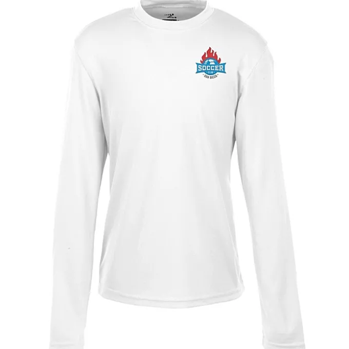 Boston Long Sleeve Training Tech Tee - Youth - Embroidered