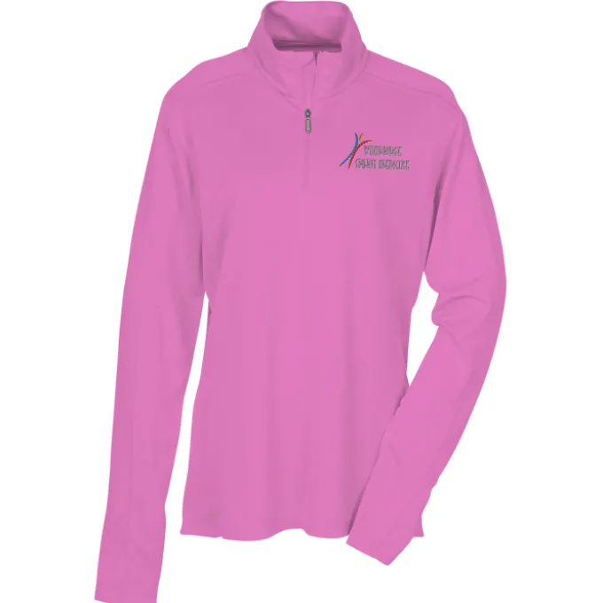 Boston Training Tech 1/4-Zip Pullover - Ladies' - Embroidered