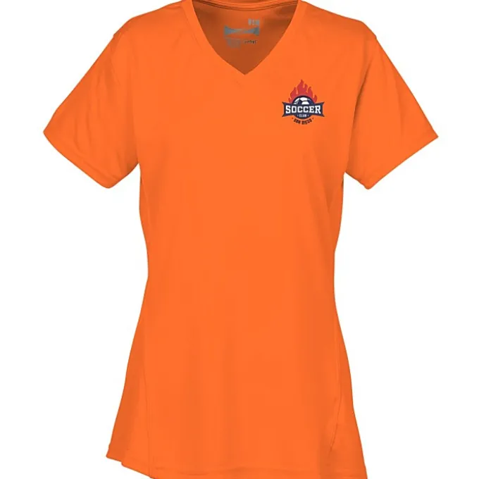 Boston V-Neck Training Tech Tee- Ladies' - Embroidered