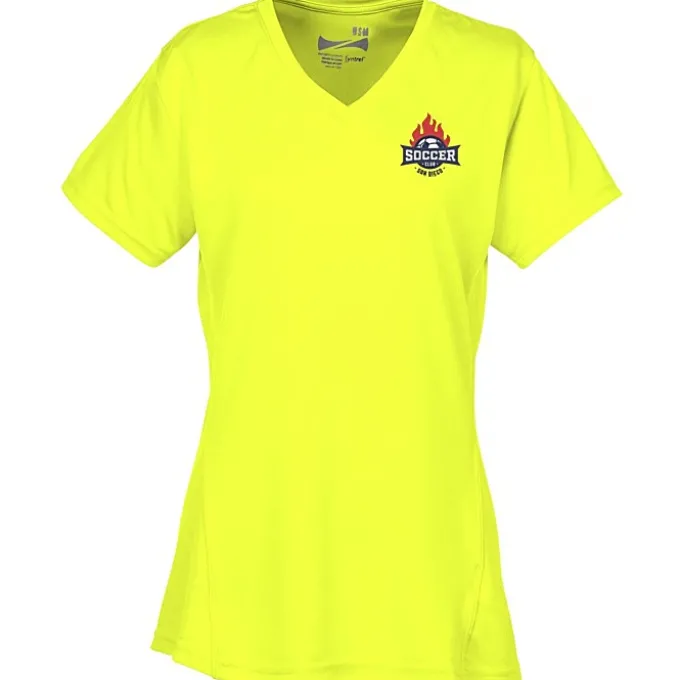 Boston V-Neck Training Tech Tee- Ladies' - Embroidered
