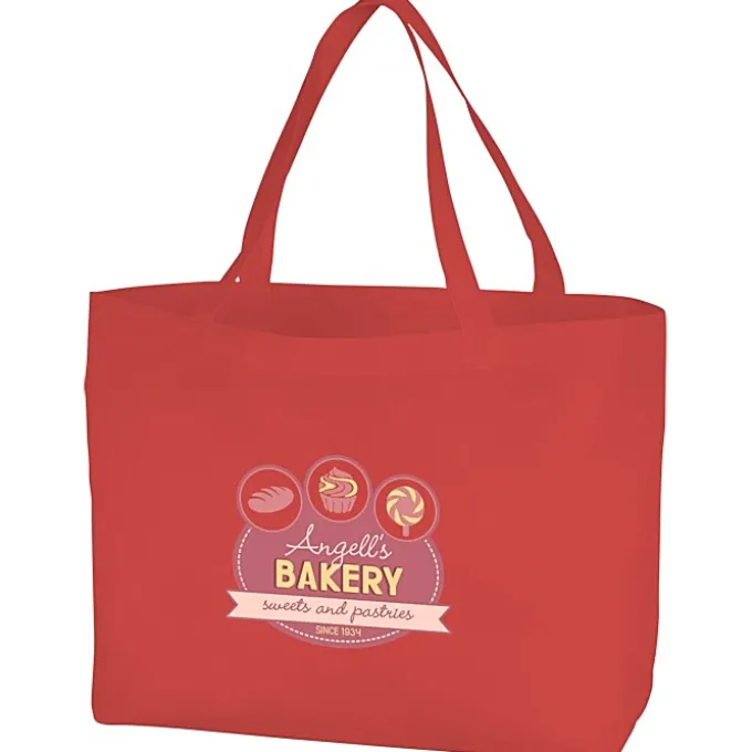 Bottom Gusset Shopper - 12 inches x 20 inches - Full Color