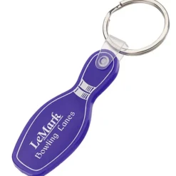 Bowling Pin Soft Keychain - Opaque