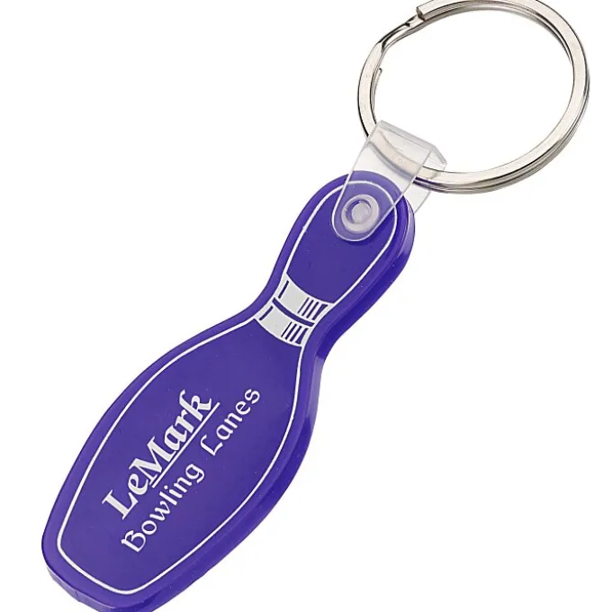 Bowling Pin Soft Keychain - Opaque