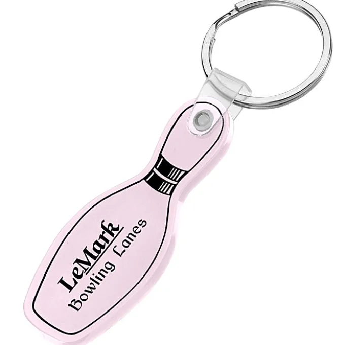Bowling Pin Soft Keychain - Opaque