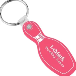 Bowling Pin Soft Keychain - Translucent