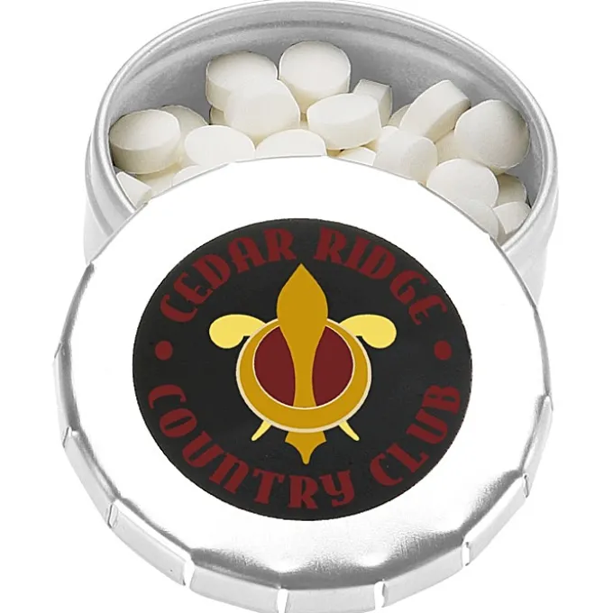 Breath Mint Tin with Sugar-Free Mints - 24 hr