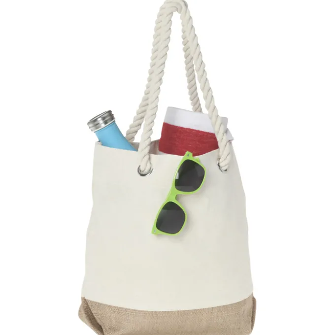 Briarwood Jute Accent Tote - Full Color