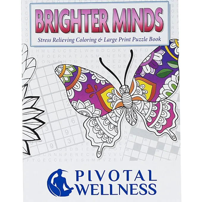 Brighter Minds Puzzle & Coloring Book