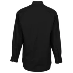 Broadcloth Banded Collar Shirt - Men's
