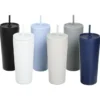 Brooklyn Vacuum Tumbler with Straw - 24 oz
