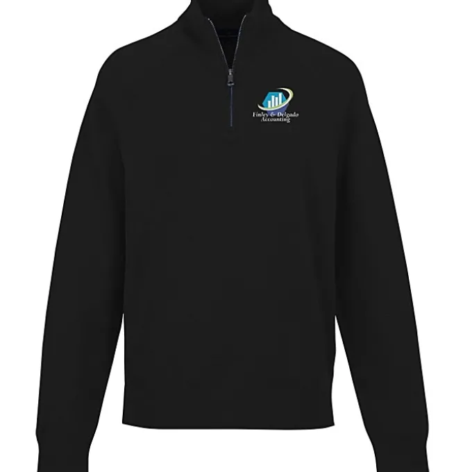 Brooks Brothers Cotton Blend 1/4-Zip Sweater