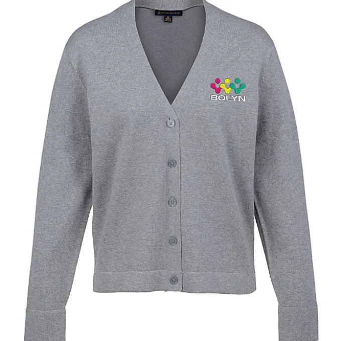 Brooks Brothers Cotton Blend Cardigan Sweater - Ladies'