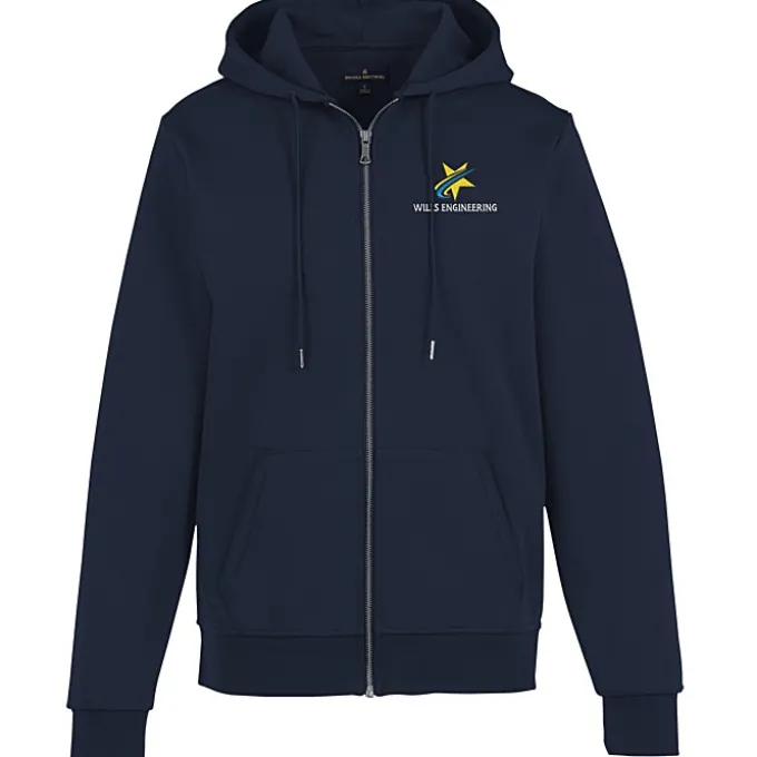 Brooks Brothers Double Knit Full-Zip Hoodie