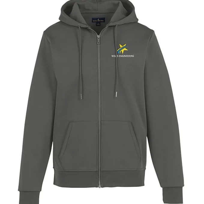 Brooks Brothers Double Knit Full-Zip Hoodie