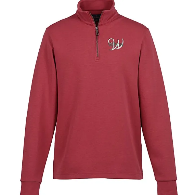 Brooks Brothers Double Knit 1/4-Zip Pullover
