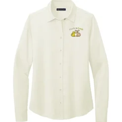Brooks Brothers Full Button Satin Blouse