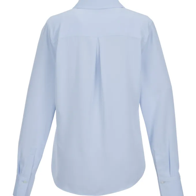 Brooks Brothers Full Button Satin Blouse