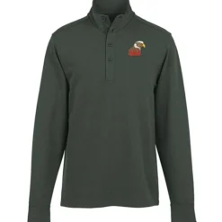 Brooks Brothers Mid Layer Stretch 1/2-Button Fleece Pullover - Men's