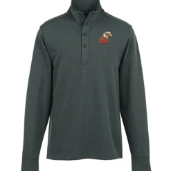 Brooks Brothers Mid Layer Stretch 1/2-Button Fleece Pullover - Men's