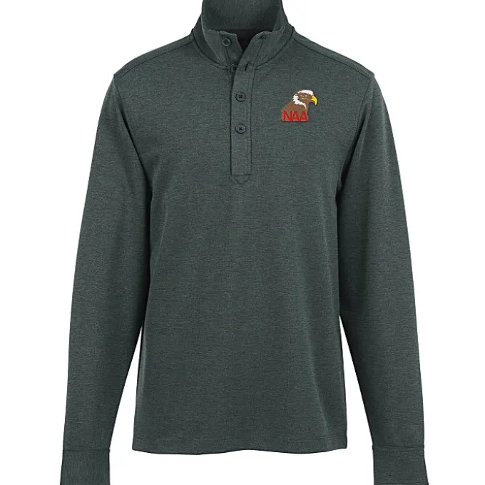 Brooks Brothers Mid Layer Stretch 1/2-Button Fleece Pullover - Men's