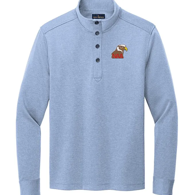 Brooks Brothers Mid Layer Stretch 1/2-Button Fleece Pullover - Men's
