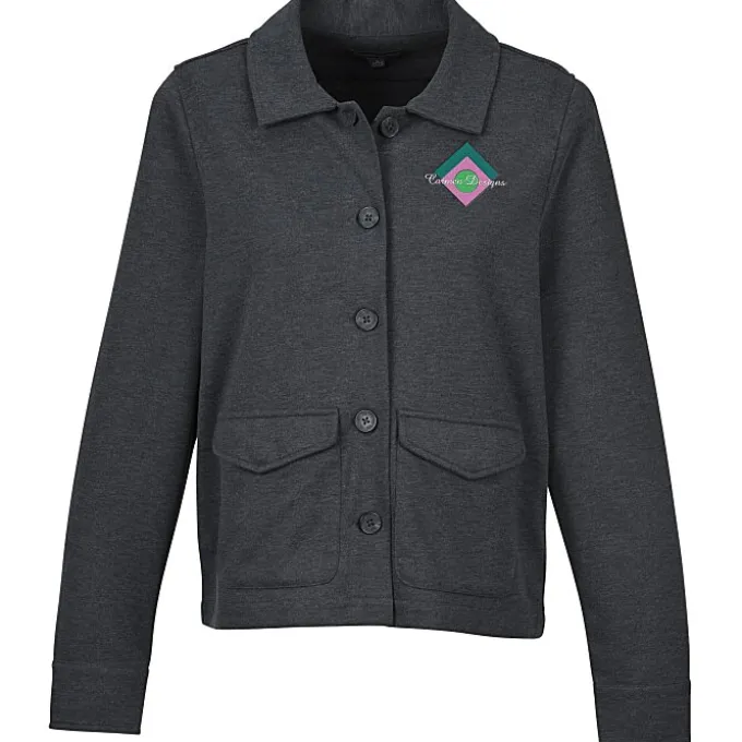 Brooks Brothers Mid Layer Stretch Button Jacket - Ladies'