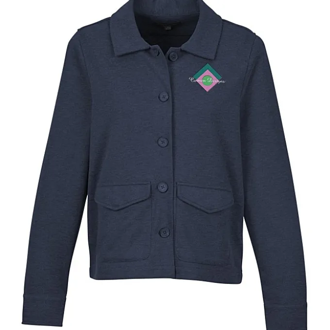Brooks Brothers Mid Layer Stretch Button Jacket - Ladies'