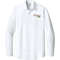 Brooks Brothers Stretch Pinpoint Spread Collar Shirt