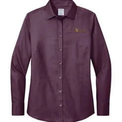 Brooks Brothers Wrinkle Free Stretch Nailhead Shirt - Ladies'