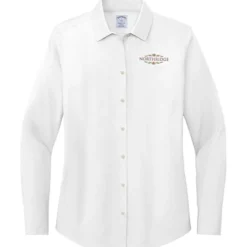 Brooks Brothers Wrinkle Free Stretch Pinpoint Shirt - Ladies'