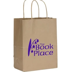 Brown Kraft Paper Bag - 10-1/2 inches x 8 inches - 24 hr