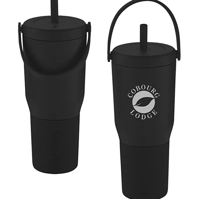 BruMate Resa Vacuum Tumbler with Straw- 35 oz. - Laser Engraved